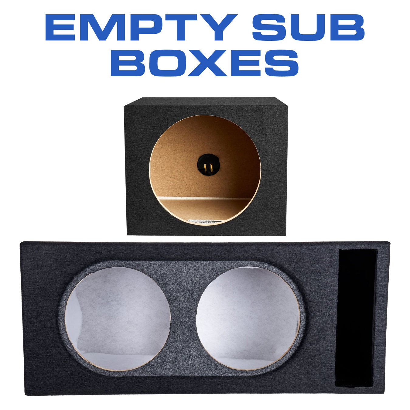 Universal Empty Subwoofer Boxes