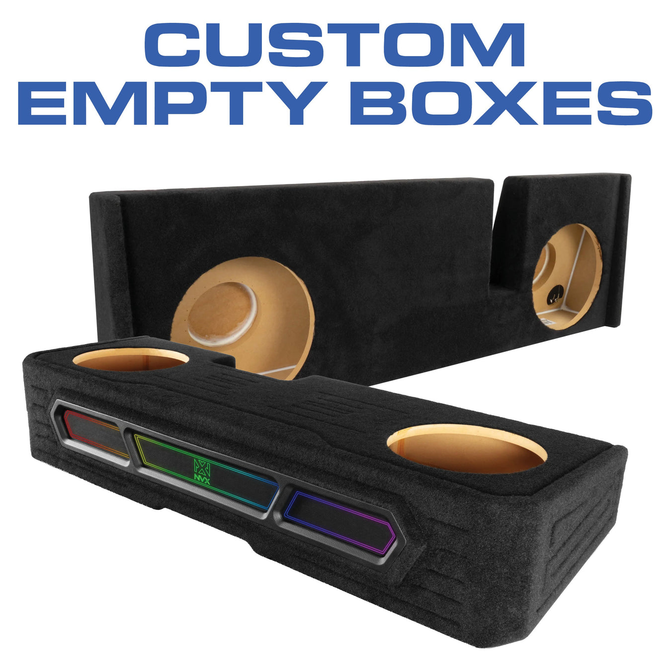 Vehicle Specific Empty Subwoofer Boxes