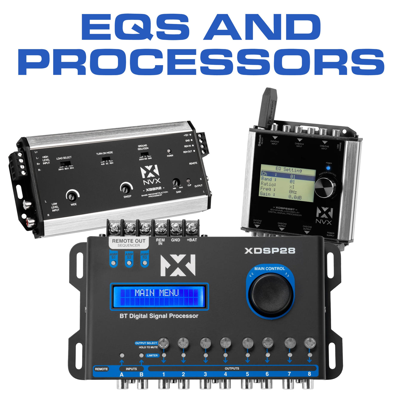 EQs and Sound Processors