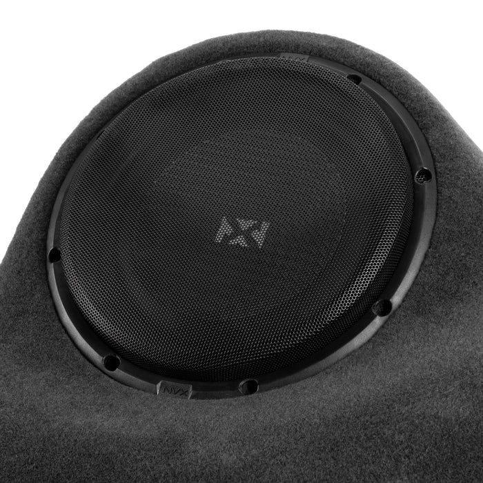 2006-2013 Chevy Corvette C6 - Custom 350W RMS 10" Loaded Subwoofer Enclosure | NVX BE-GM-VETC6
