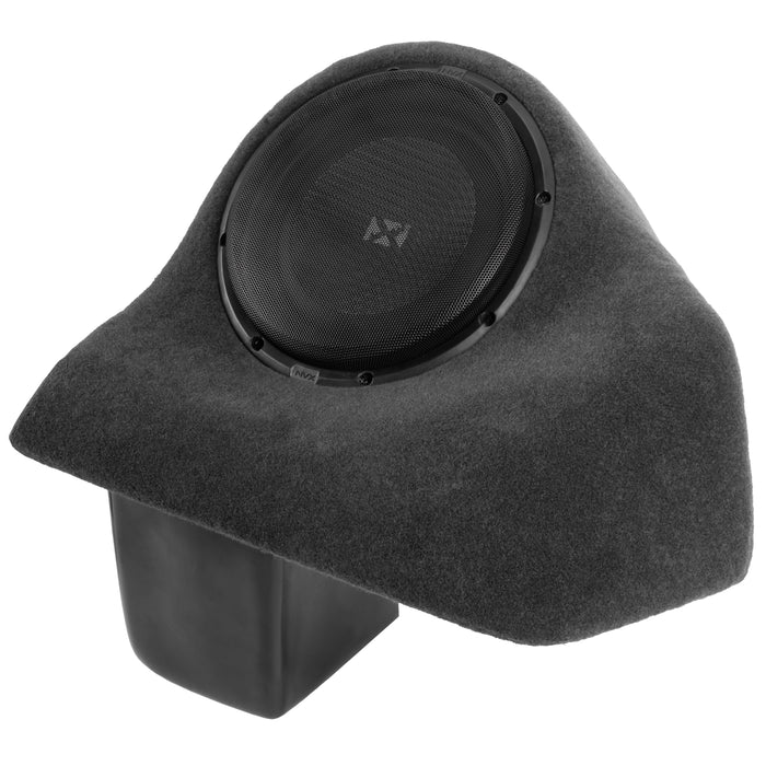 2006-2013 Chevy Corvette C6 - Custom 350W RMS 10" Loaded Subwoofer Enclosure | NVX BE-GM-VETC6