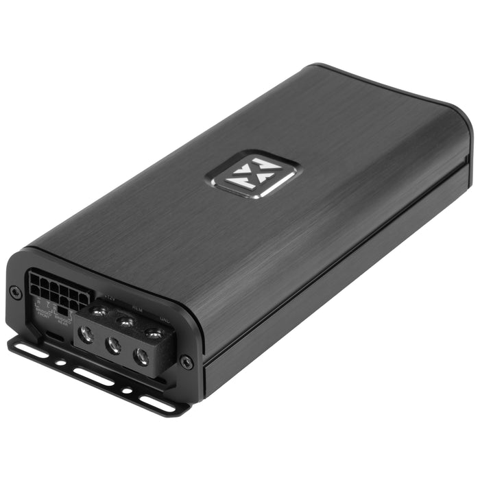 VADM5 v2 (VADM5v2) 1500W Peak (750W RMS) V-Series Micro Full-Range Class D Compact 5-Channel Amplifier with Remote Bass Knob (Marine Certified)