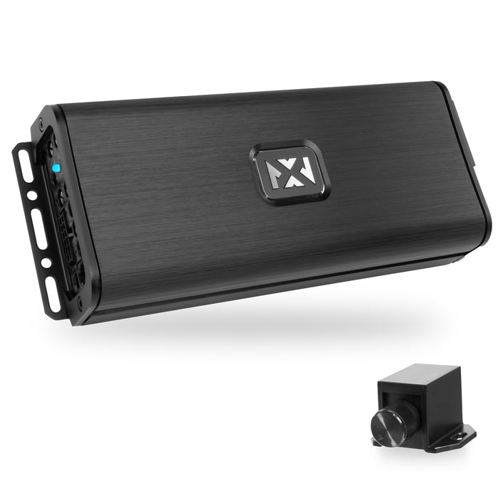 VADM5 v2 (VADM5v2) 1500W Peak (750W RMS) V-Series Micro Full-Range Class D Compact 5-Channel Amplifier with Remote Bass Knob (Marine Certified)