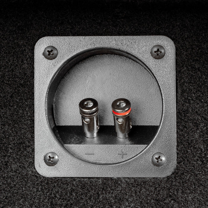 LVE-GM-SLVECG2-D12S Custom Fit 800W RMS Dual 12" Sealed Down Firing Loaded Subwoofer Enclosure for 2008-2013 Chevrolet Silverado and GMC Sierra Extended Cab Trucks