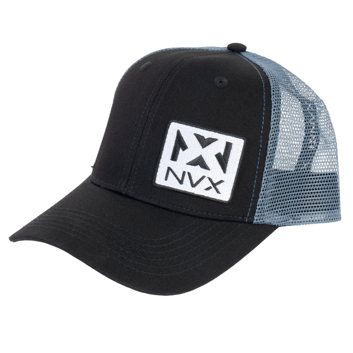 Classic Mesh Trucker Snapback Hat with Square NVX Logo Patch