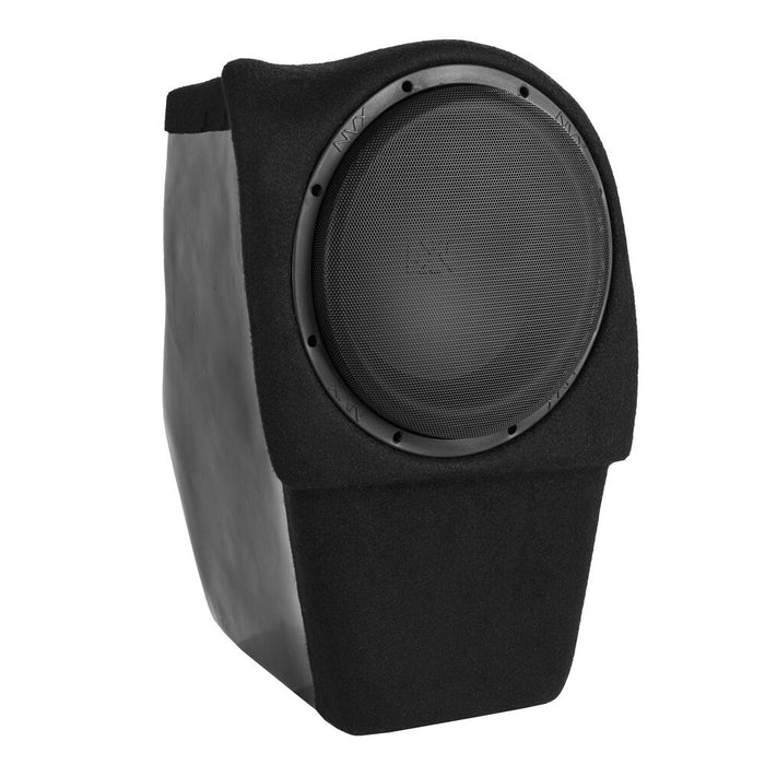2020-2023 Tesla Model Y - Custom 500W RMS 10" Passenger Side Subwoofer Bass Package | PBK-TSLAY-G1P