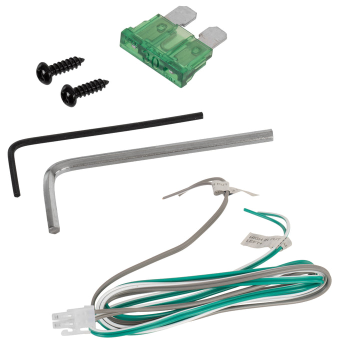 QB12SPA 1200W Peak (350W RMS) Single 12" Amplified Ported Loaded Subwoofer Enclosure with Remote Bass Knob and Amplifier Wiring Kit