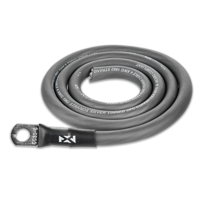 XKIT46 Full Spec 4 Gauge 100% (OFC) Oxygen Free Copper Complete 5/6-Channel Amplifier Wiring Kit with RCA's for Amplifiers up to 1500 Watts